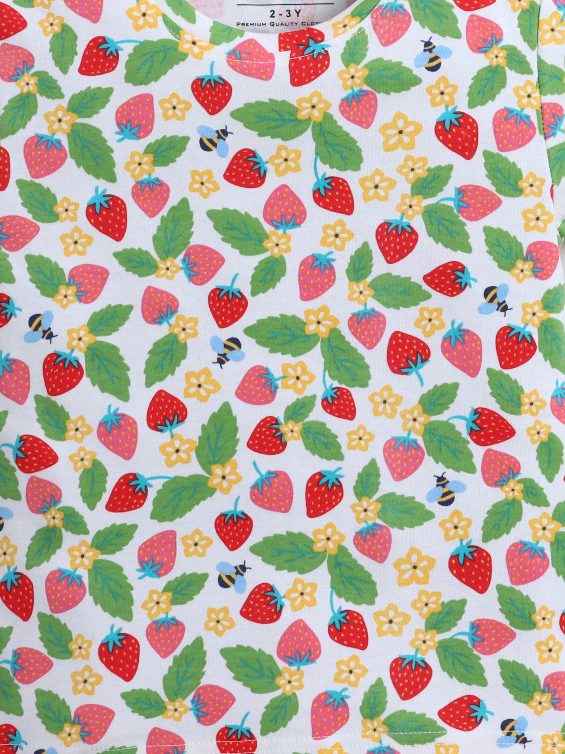 Baby Nation Cotton Half Sleeves Printed Pattern Coordinating Tee & Shorts Set