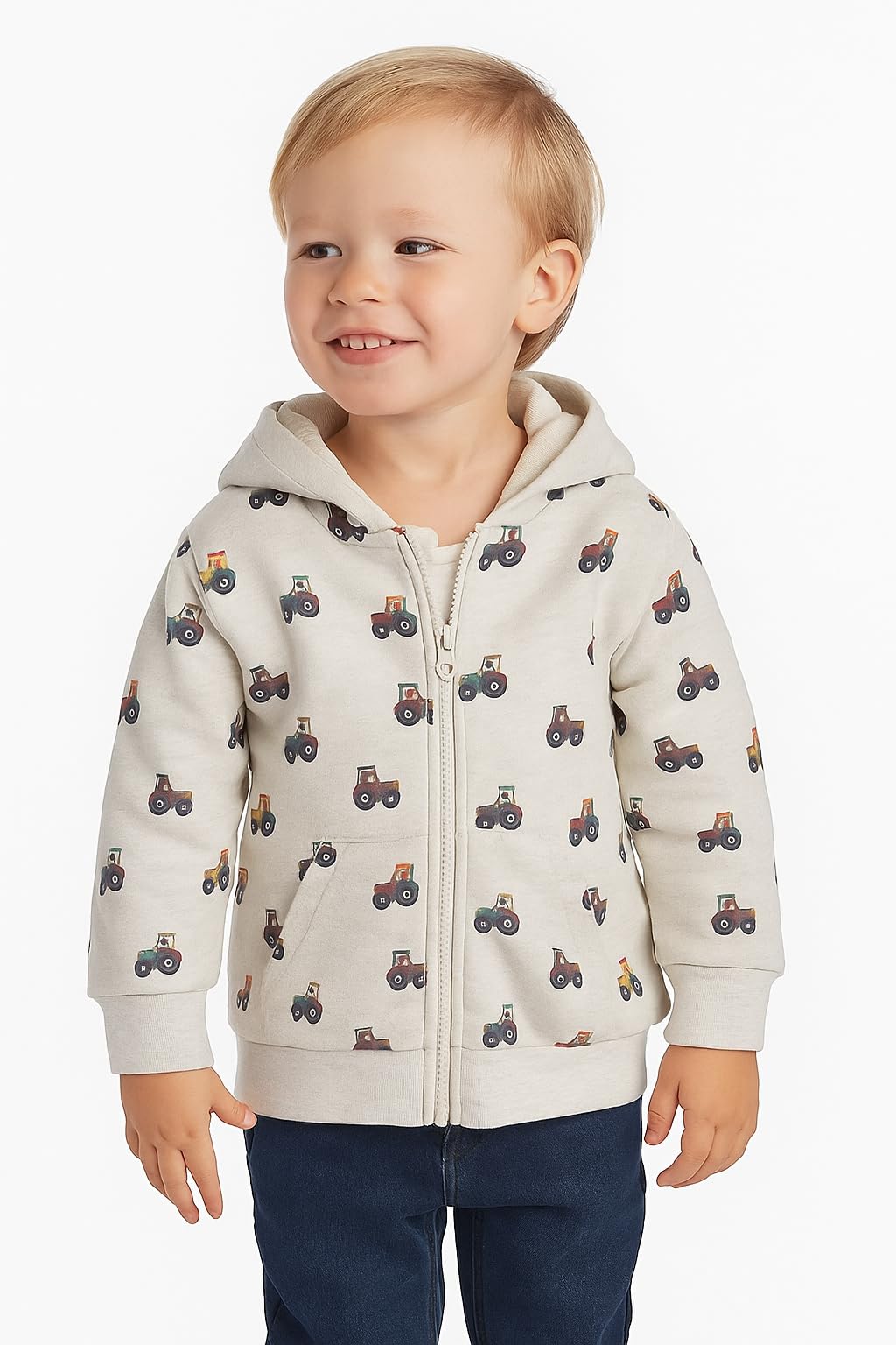 Boys printed long sleeve hooded sweatshirt 100% cotton Baby Nation