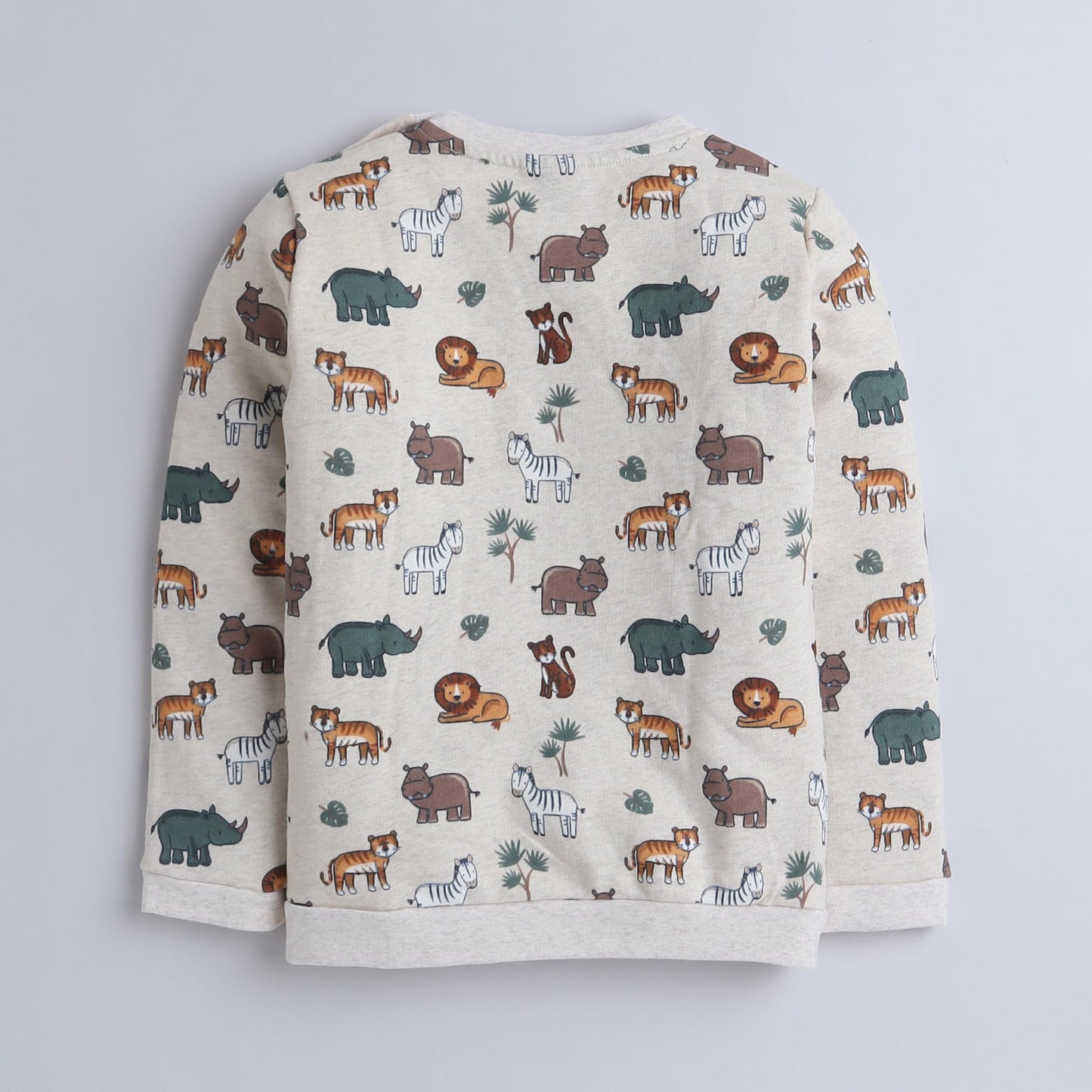 Baby Nation Unisex Kids Sweatshirt Printed Full Sleeve Light Winter Wear for Boys and Girls