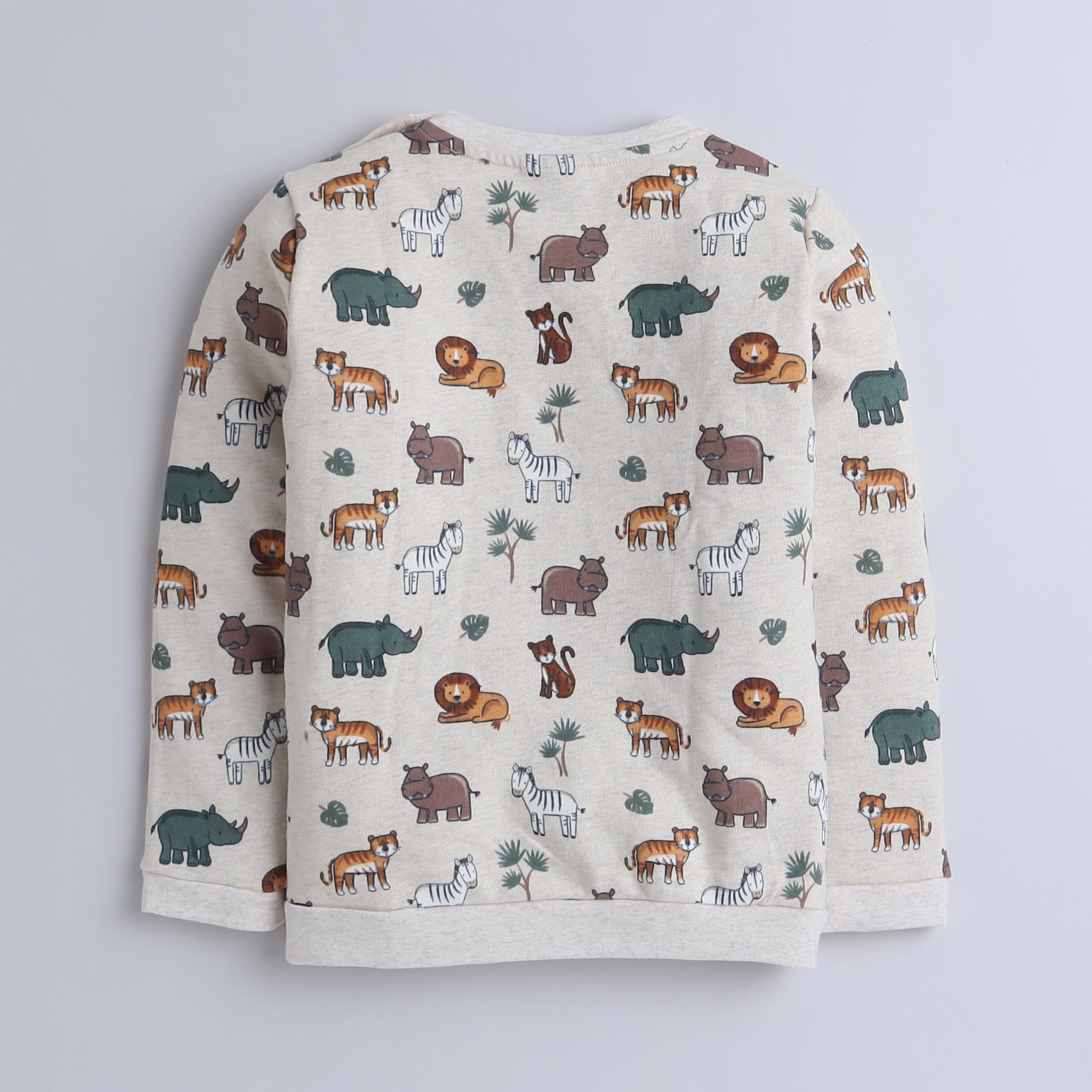 Baby Nation Unisex Kids Sweatshirt Printed Full Sleeve Light Winter Wear for Boys and Girls