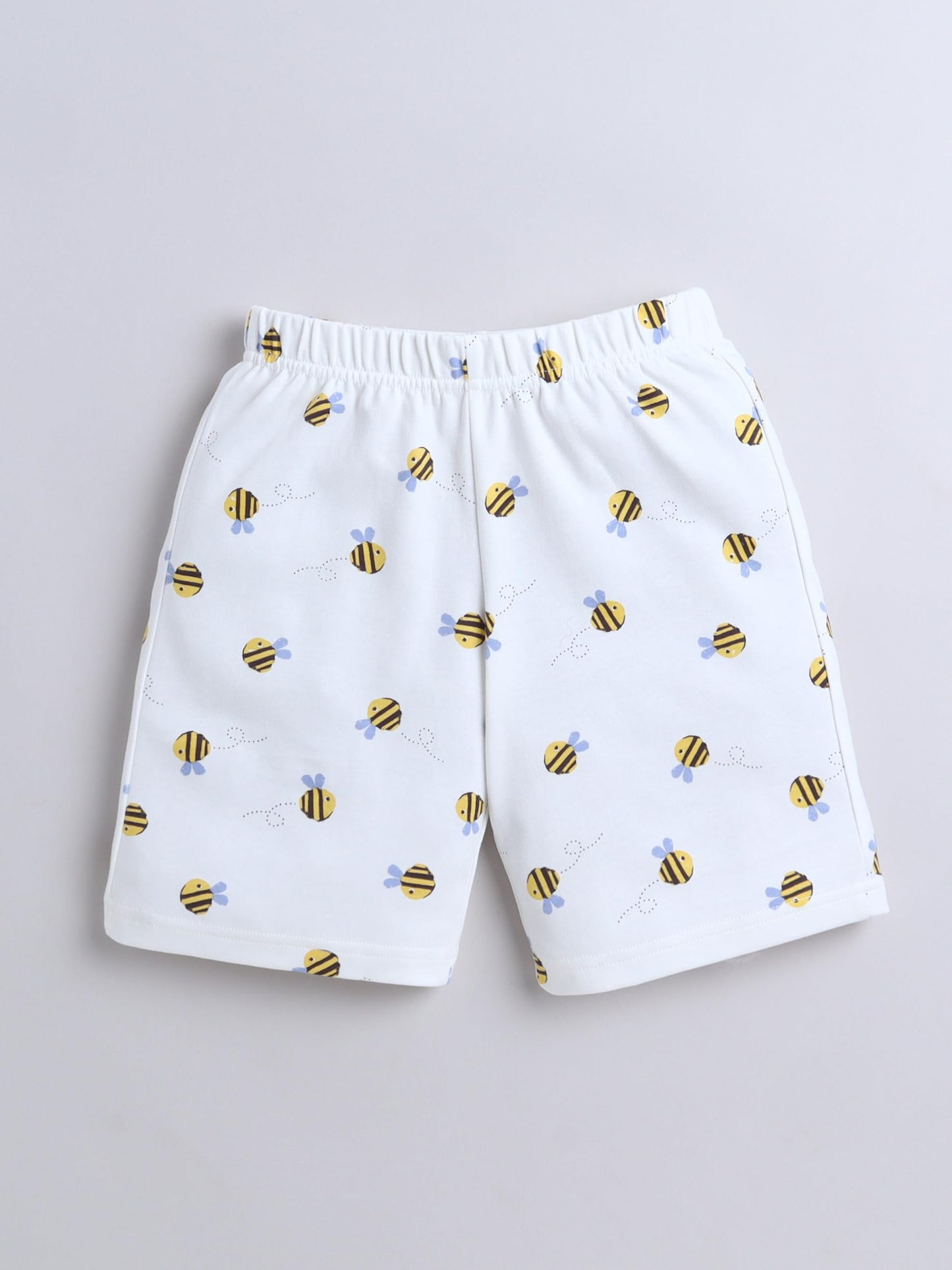 Baby Nation Cotton Half Sleeves Pattern Coordinating Tee & Shorts Set