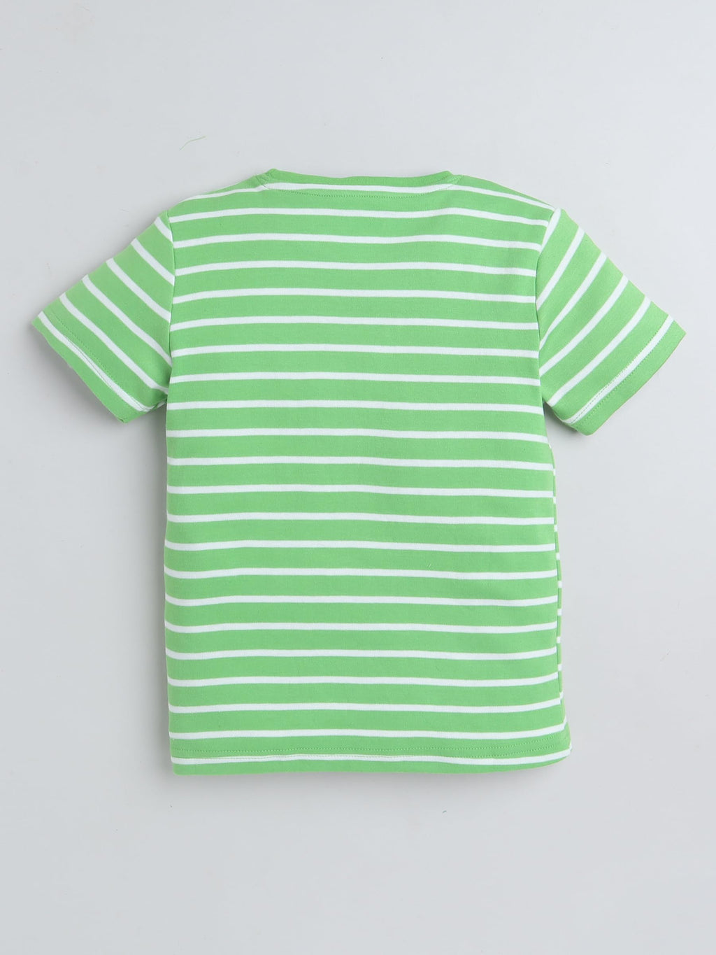 Baby Nation Cotton Half Sleeves Striped Coordinating Tee & Shorts Set