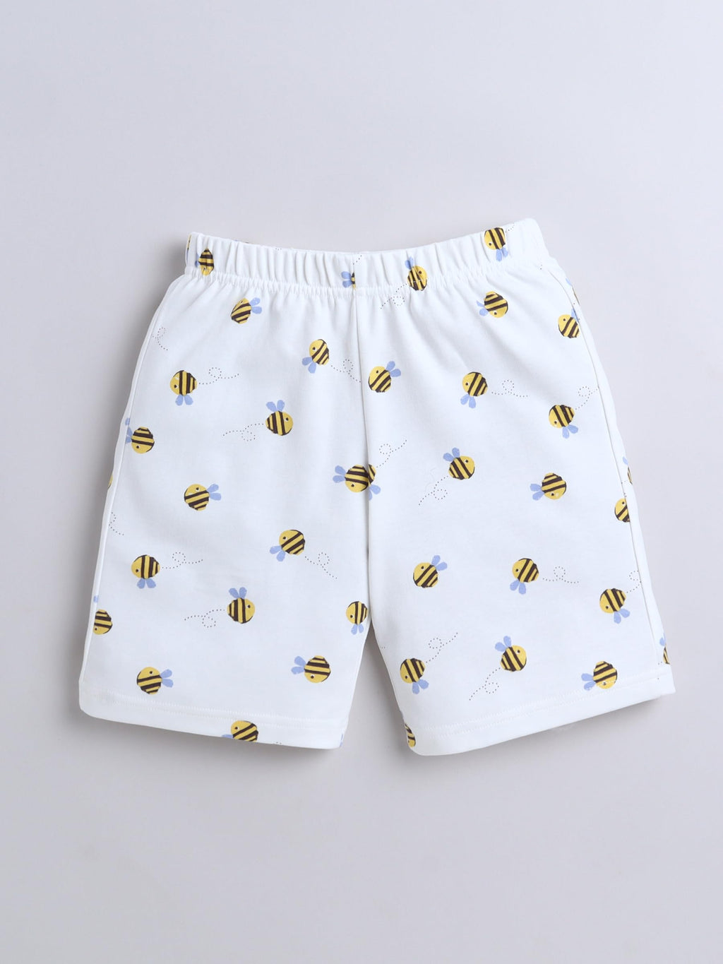 Baby Nation Cotton Half Sleeves Pattern Coordinating Tee & Shorts Set