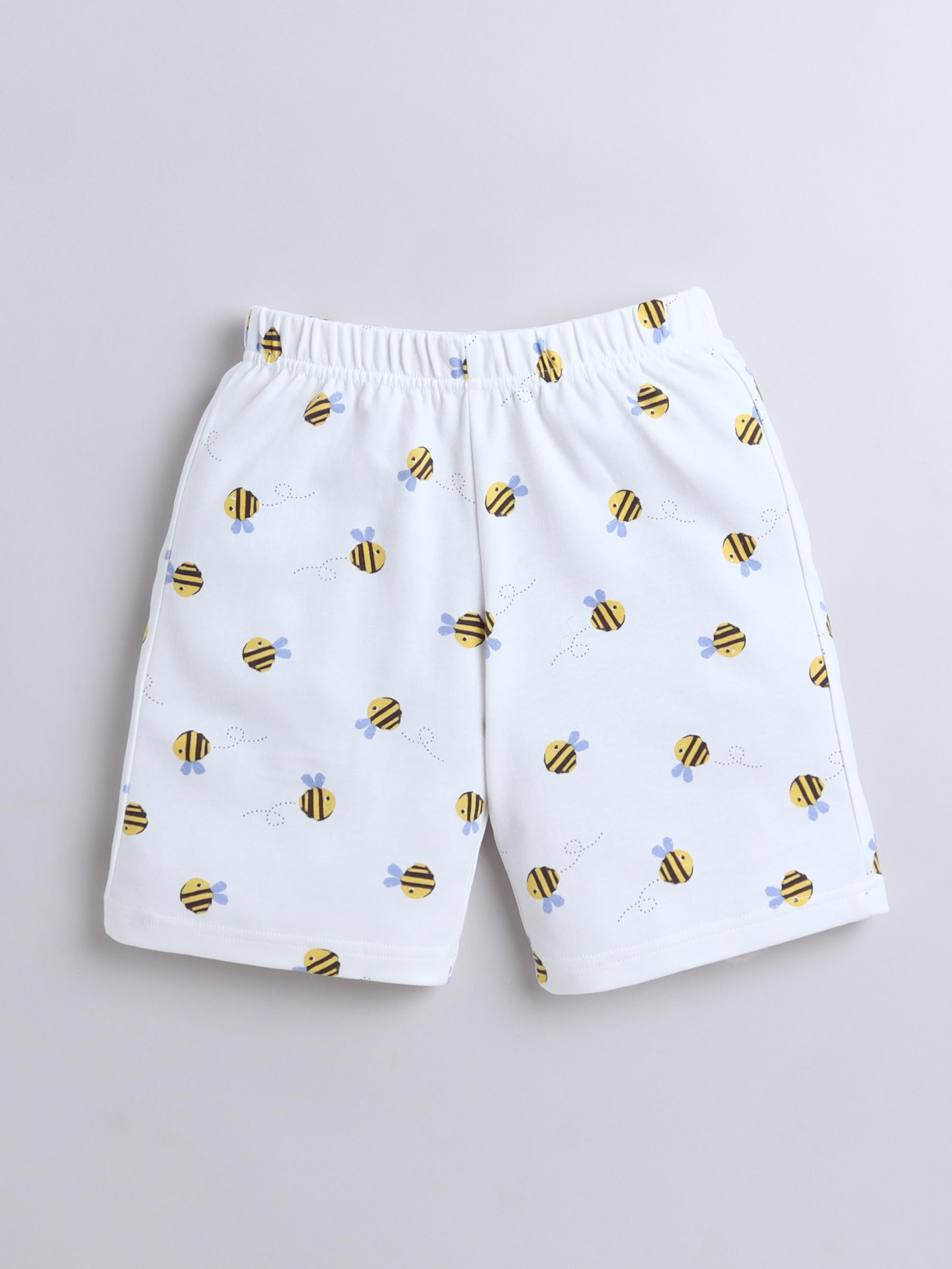 Baby Nation Cotton Half Sleeves Pattern Coordinating Tee & Shorts Set