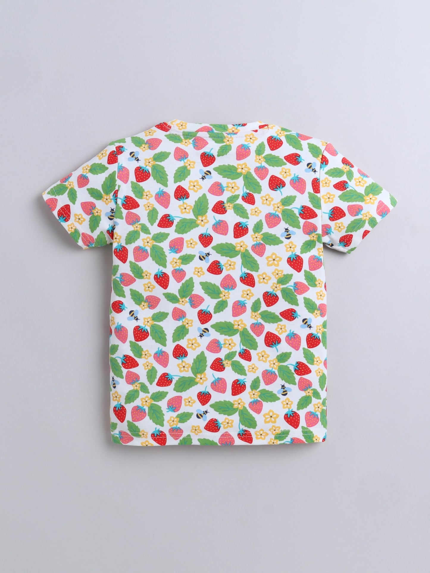 Baby Nation Cotton Half Sleeves Printed Pattern Coordinating Tee & Shorts Set