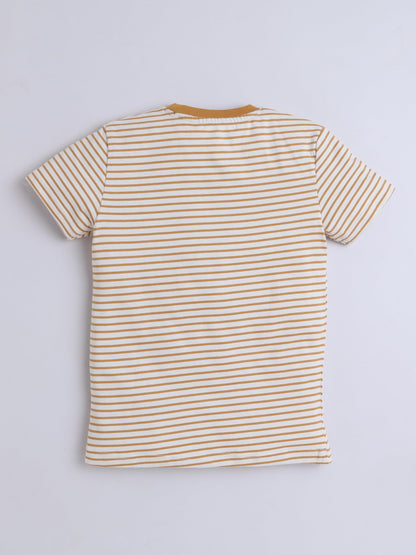 Baby Nation Printed Boys Cotton T-Shirt, Casual Short Sleeve