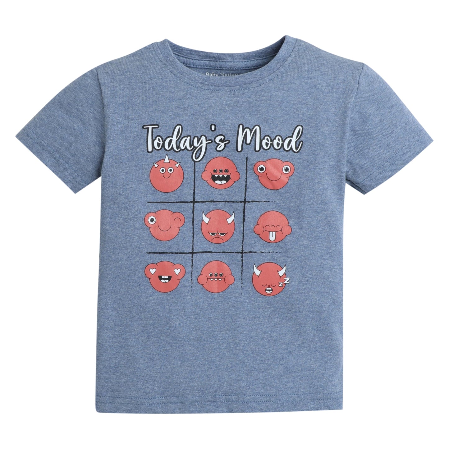 Baby Nation Printed Boys Cotton T-Shirt, Casual Short Sleeve