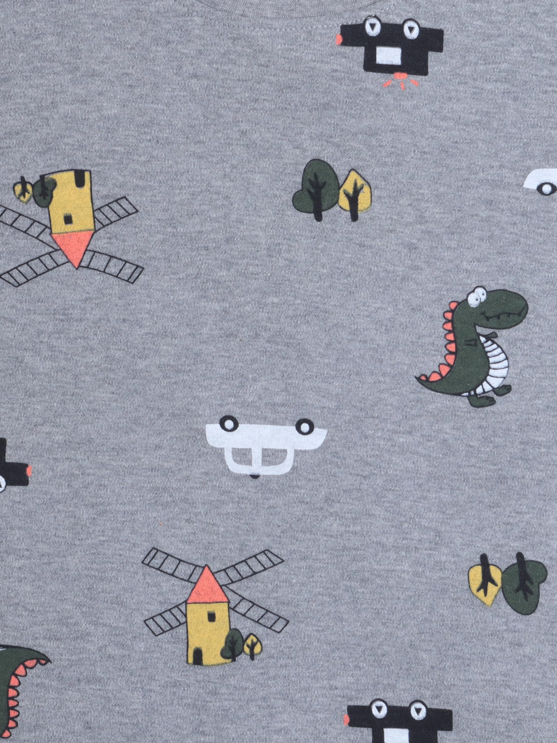 Baby Nation Printed Boys Cotton T-Shirt, Casual Short Sleeve