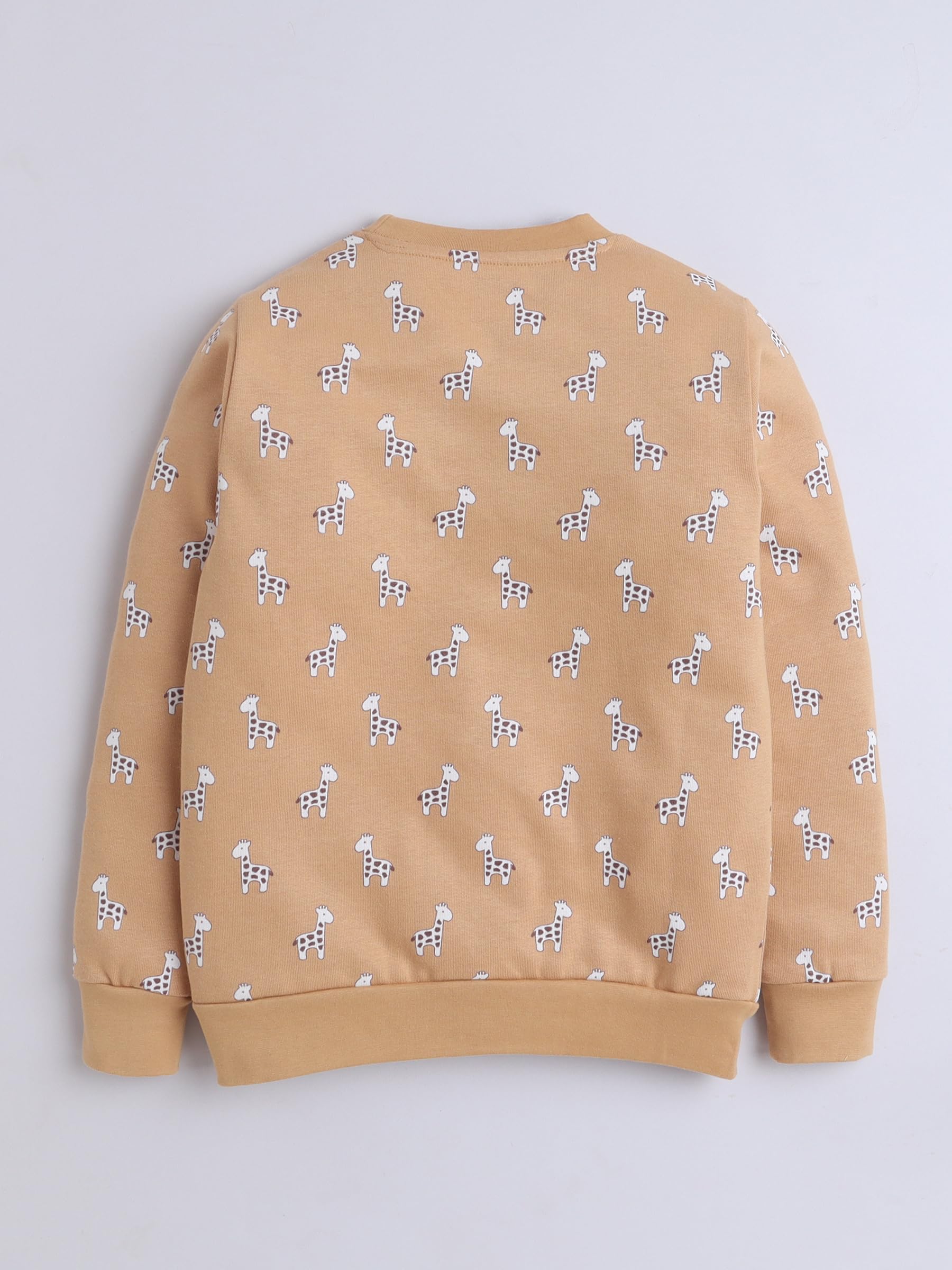 Baby Nation Unisex Kids Sweatshirt Printed Full Sleeve Light Winter Wear for Boys and Girls