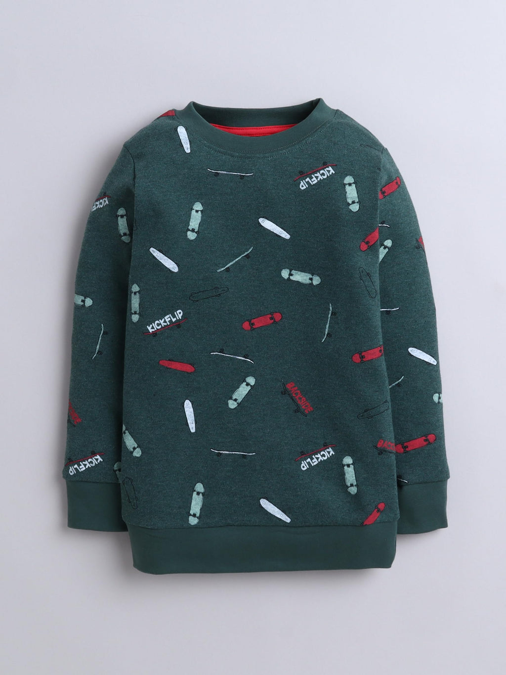 Baby Nation Unisex Kids Sweatshirt Printed Full Sleeve Light Winter Wear for Boys and Girls