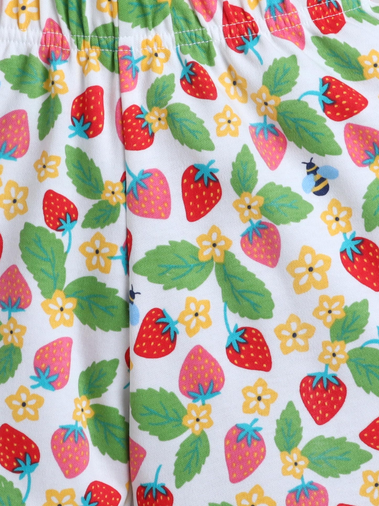 Baby Nation Cotton Half Sleeves Printed Pattern Coordinating Tee & Shorts Set