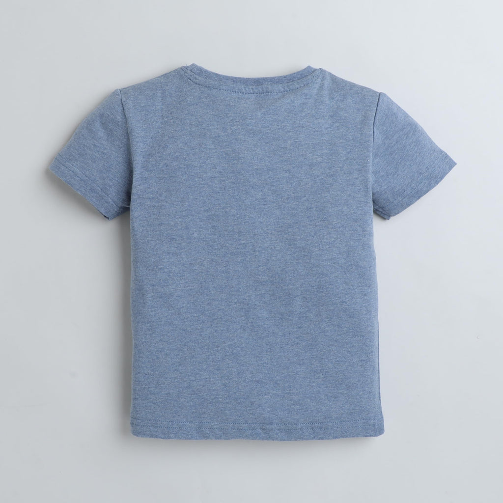 Baby Nation Printed Boys Cotton T-Shirt, Casual Short Sleeve